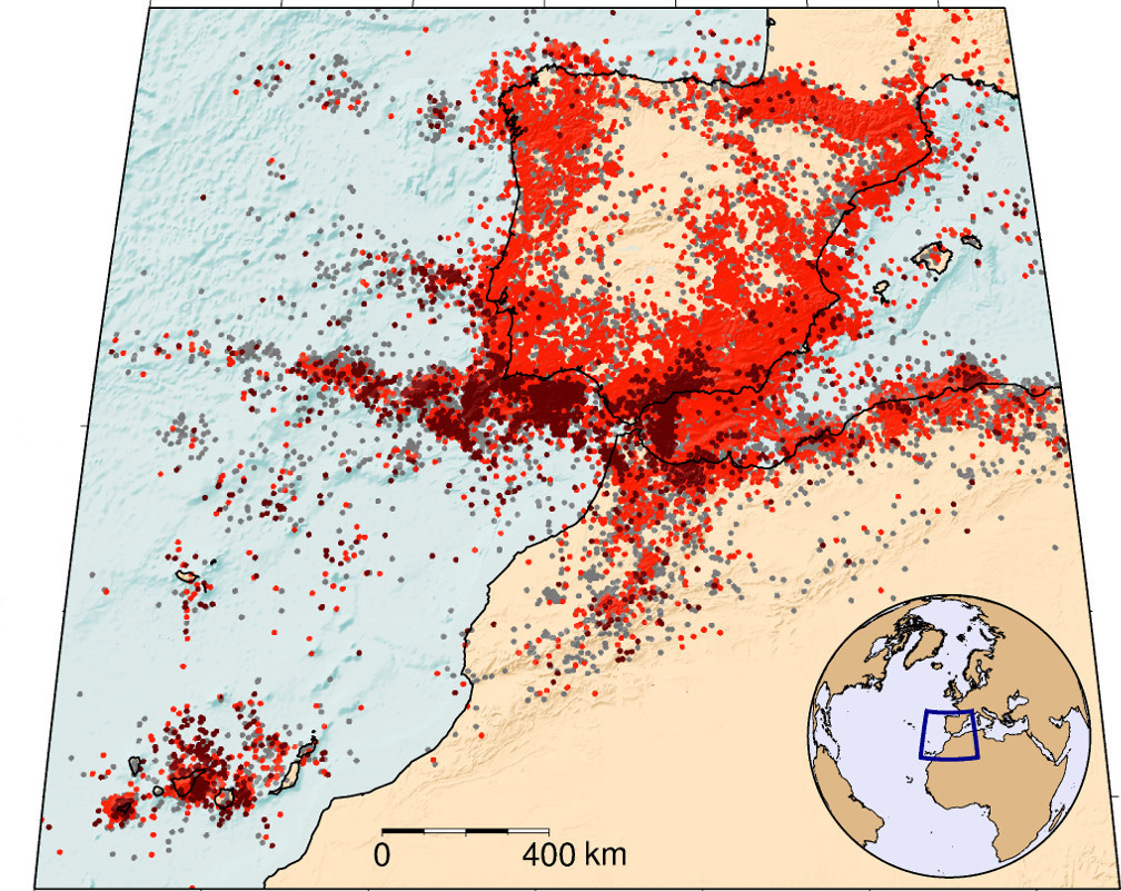 Epicentres until December 2013